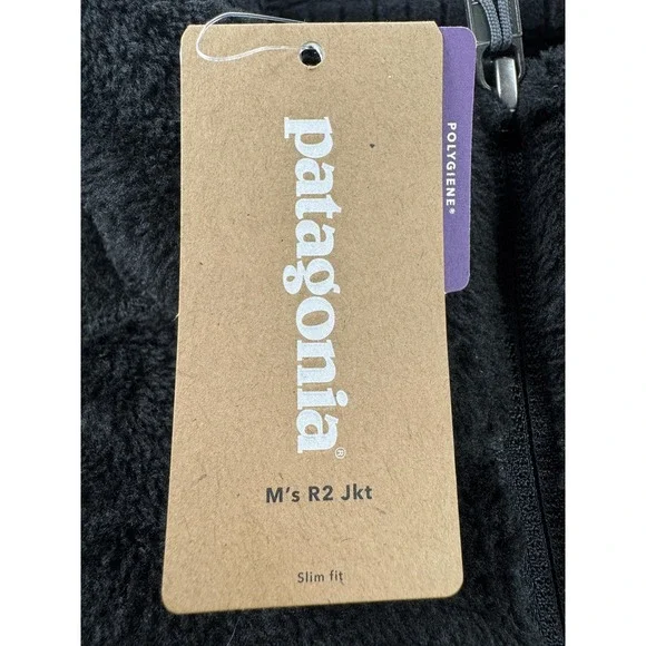 Patagonia Jacket Mens XL Black R2 Slim Fit Polartec Pro Fleece Full Zip STY25138 - Picture 4 of 14